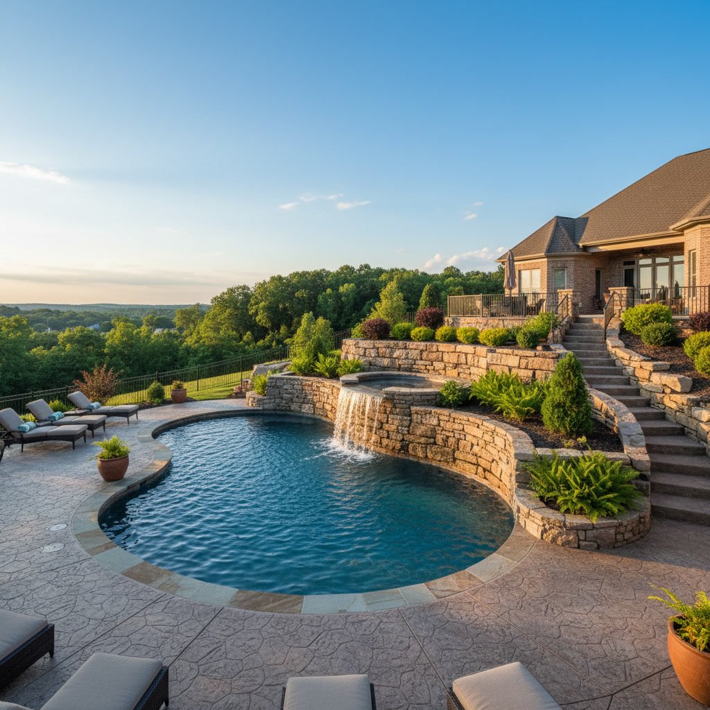 Retaining Wall and Pool Combination Cost in Smyrna Tennessee